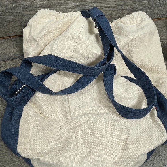 VTG University of Michigan Wolverines Backpack Tote Canvas‎ Tailgate Football UM - Picture 4 of 9